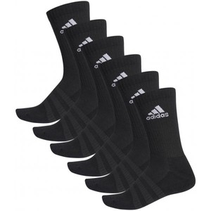 Ponožky adidas CUSH CRW 6PP BLACK/BLACK/BLACK/BL