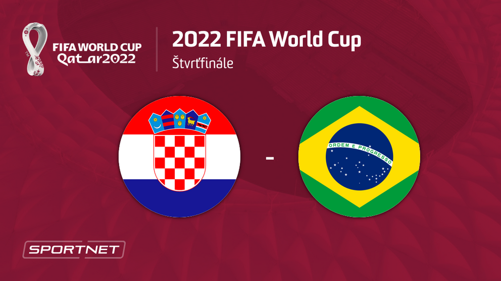 Chorvátsko - Brazília: ONLINE prenos zo zápasu na MS vo futbale 2022 dnes.