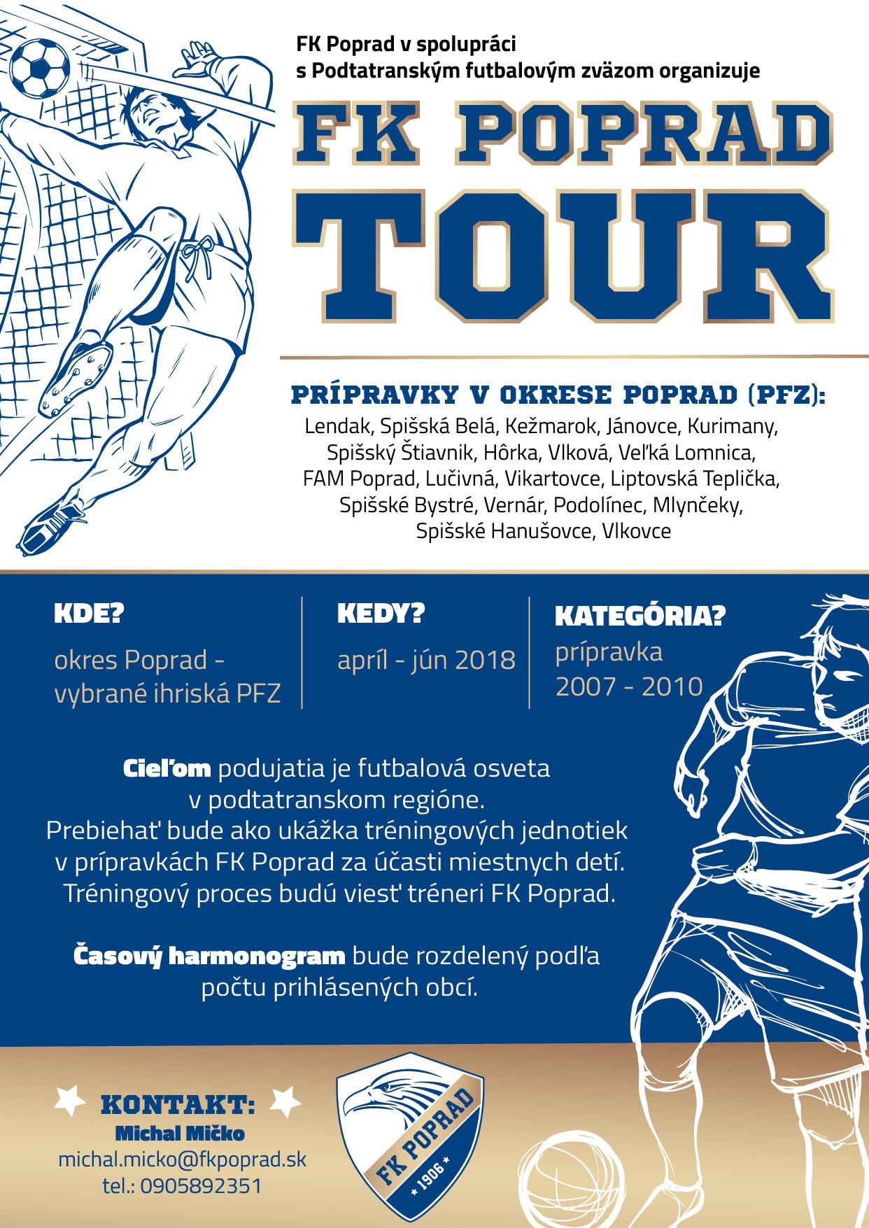 FK Poprad tour prípraviek