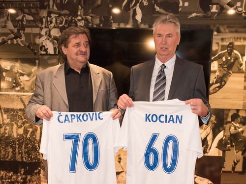 SLOVENSKO: Jubilujúci Jozef Čapkovič a Ján Kocian na pôde Siene slávy slovenského futbalu