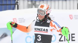 Petra Vlhová skončila v slalome v Špindlerovom Mlyne štvrtá.