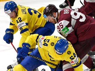 Švédi Lotyšom vzali šancu na postup. Padol iba jediný gól