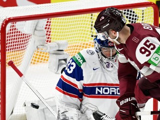 VIDEO: Pozrite si zostrih zápasu Lotyšsko - Nórsko na MS v hokeji 2022
