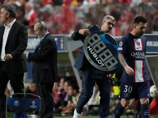 Argentínsky futbalista Lionel Messi v drese PSG. 