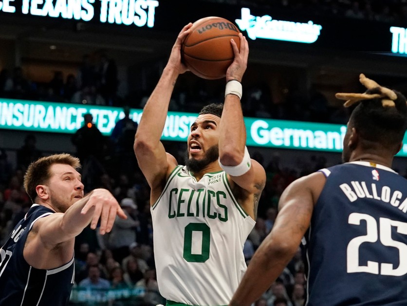 Basketbalista Bostonu Celtics Jayson Tatum.