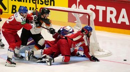 VIDEO: Pozrite si zostrih zápasu Nemecko - Česko na MS v hokeji 2022