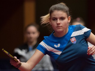 Slovenská reprezentantka v stolnom tenise Nikoleta Puchovanová. 