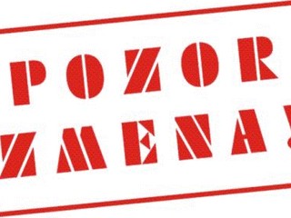 Zmeny v obsadení R a DZ na 09.-10.06.2018