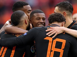 Holandskí futbalisti na EURO 2020 / 2021.