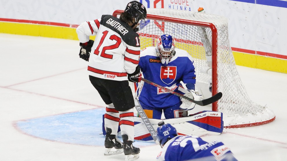 Zápas Slovensko - Kanada na Hlinka Gretzky Cupe.