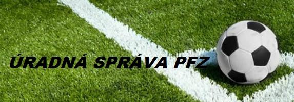 ÚRADNÁ SPRÁVA PFZ, 9.11.2017