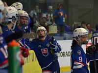 ONLINE: Slovensko - Veľká Británia na MS v hokejbale žien 2022