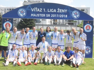 1. liga  žien – Titul pre futbalistky ŠK Slovan Bratislava, rozhodol triumf nad Bardejovom 