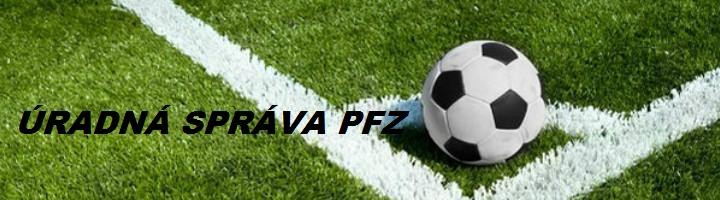 ÚRADNÁ SPRÁVA PFZ, 5.4.2018