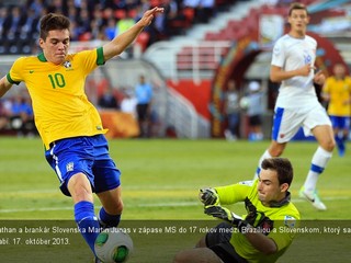 VIDEO: MS U17: Brazília - Slovensko 6:1