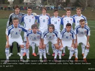 VIDEO: Slovakia Cup 2013: Víťazstvo 18-ky nad Belgickom 1:0