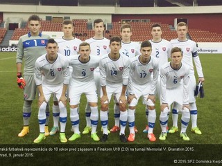 Memoriál V. Granatkina 2015: Fínsko "18" - Slovensko "18" 0:2