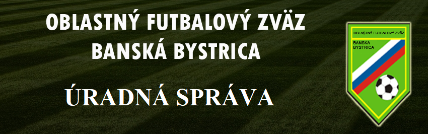 Úradná správa č. 22