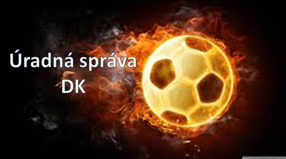 Úradná správa DK ObFZ NZ č. 23
