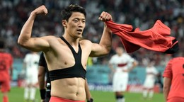 Radosť strelca víťazného kórejského gólu Hi-čchan Hwanga.