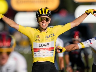 Tadej Pogačar na Tour de France 2021.
