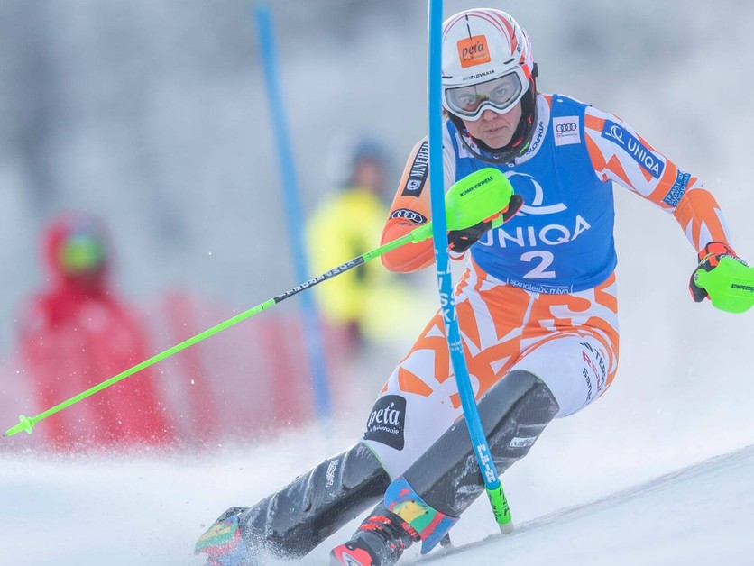 Na snímke je slovenská lyžiarka Petra Vlhová.