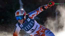 Petra Vlhová počas obrovského slalomu v Killingtone 2022.
