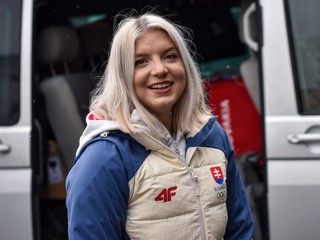 Slovenská lyžiarka Rebeka Jančová. 