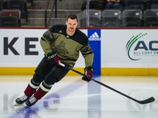 Miloš Kelemen pred debutovým zápasom v NHL.
