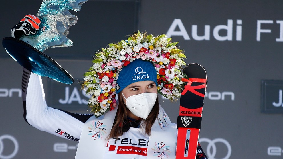 Petra Vlhová vyhrala obrovský slalom v Jasnej.