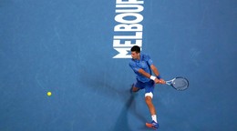 Novak Djokovič na Australian Open 2023.