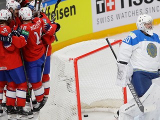 VIDEO: Pozrite si zostrih a góly zápasu Nórsko - Kazachstan na MS v hokeji 2021