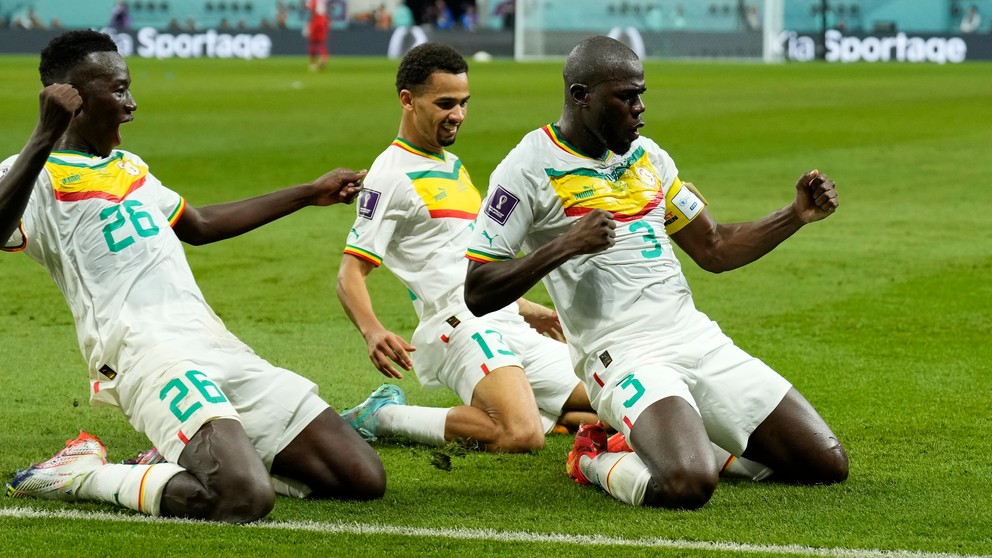 Radosť futbalistov Senegalu.