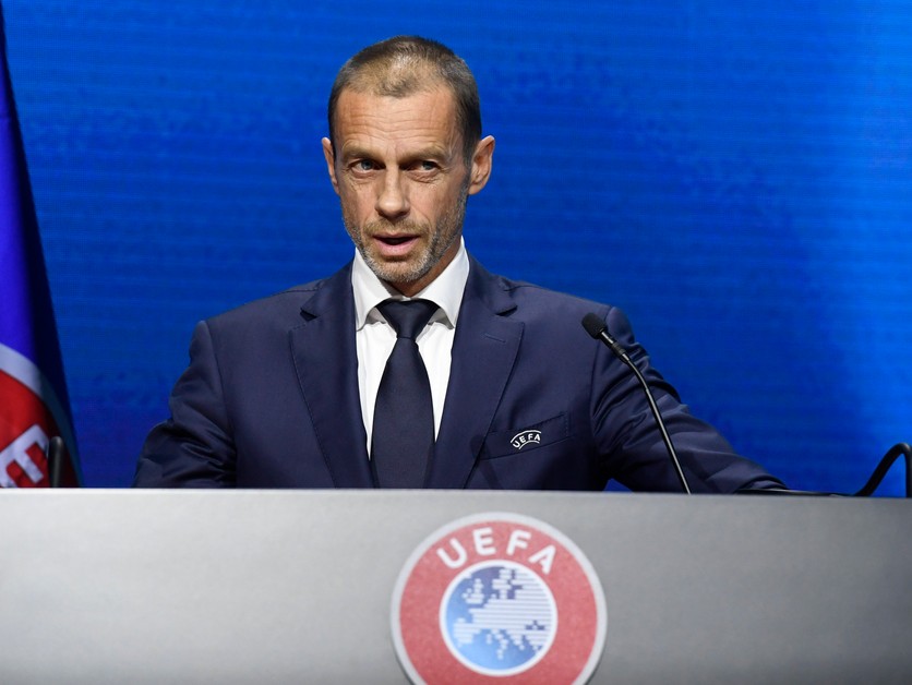 UEFA podporuje sankcie voči Rusku, odsudzuje projekt Superligy