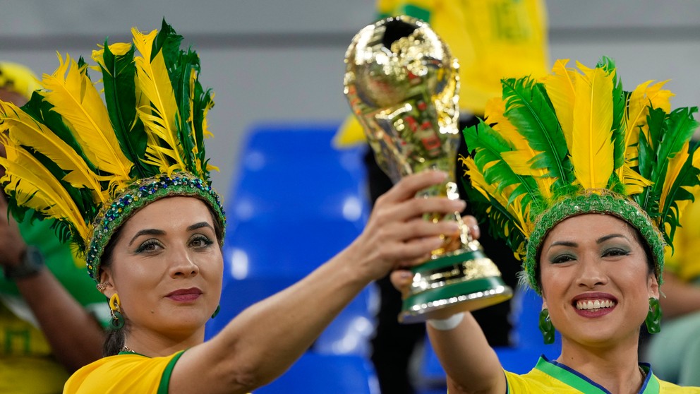 Fanynky Brazílie na MS 2022 vo futbale.