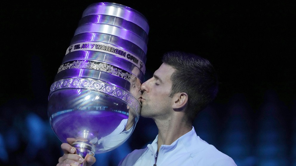 Novak Djokovič vyhral turnaj ATP Tel Aviv 2022.