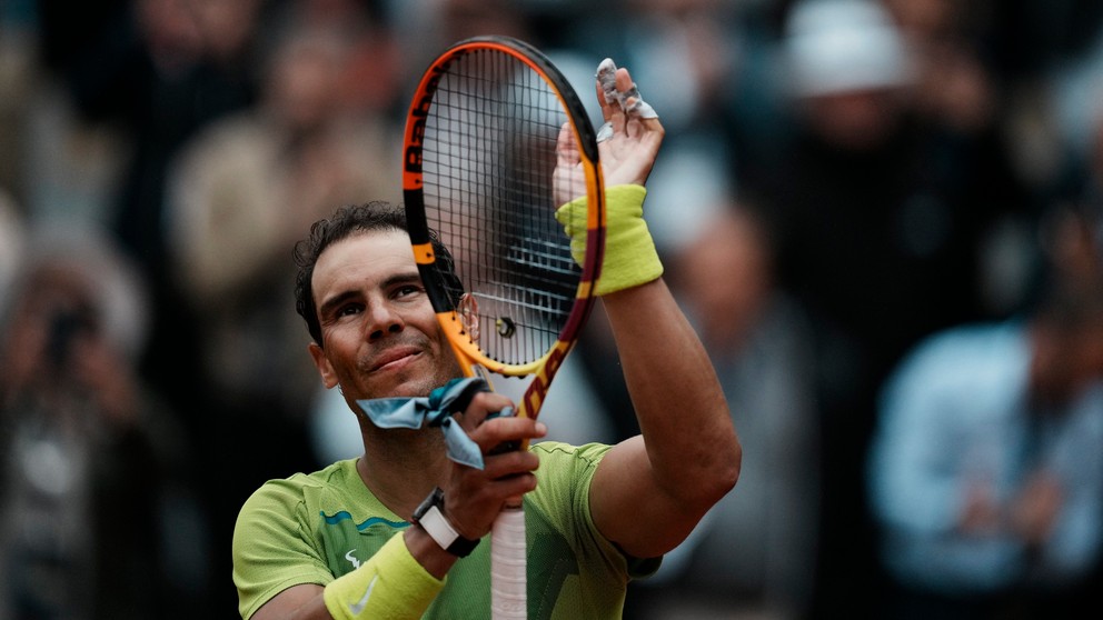 Španielsky tenista Rafael Nadal počas Roland Garros 2022.