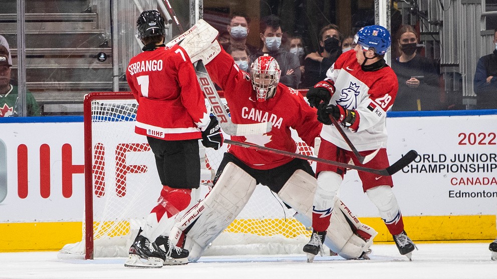 Kanada vs. Česko: ONLINE prenos zo semifinále MS v hokeji do 20 rokov 2022.