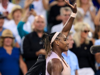 Americká tenistka Serena Williamsová na turnaji WTA v Cincinnati 2022. 