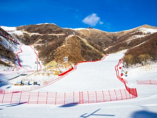 National Alpine Ski Cente, dejisko súťaží v zjazdovom lyžovaní na ZOH v Pekingu 2022. 