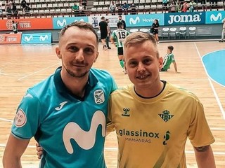 Futsaloví švagrovia zo Starej Ľubovne - Tomáš Drahovský (vľavo) a Marek Karpiak.