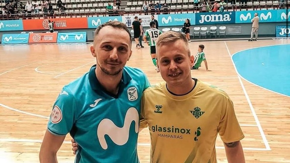 Futsaloví švagrovia zo Starej Ľubovne - Tomáš Drahovský (vľavo) a Marek Karpiak.