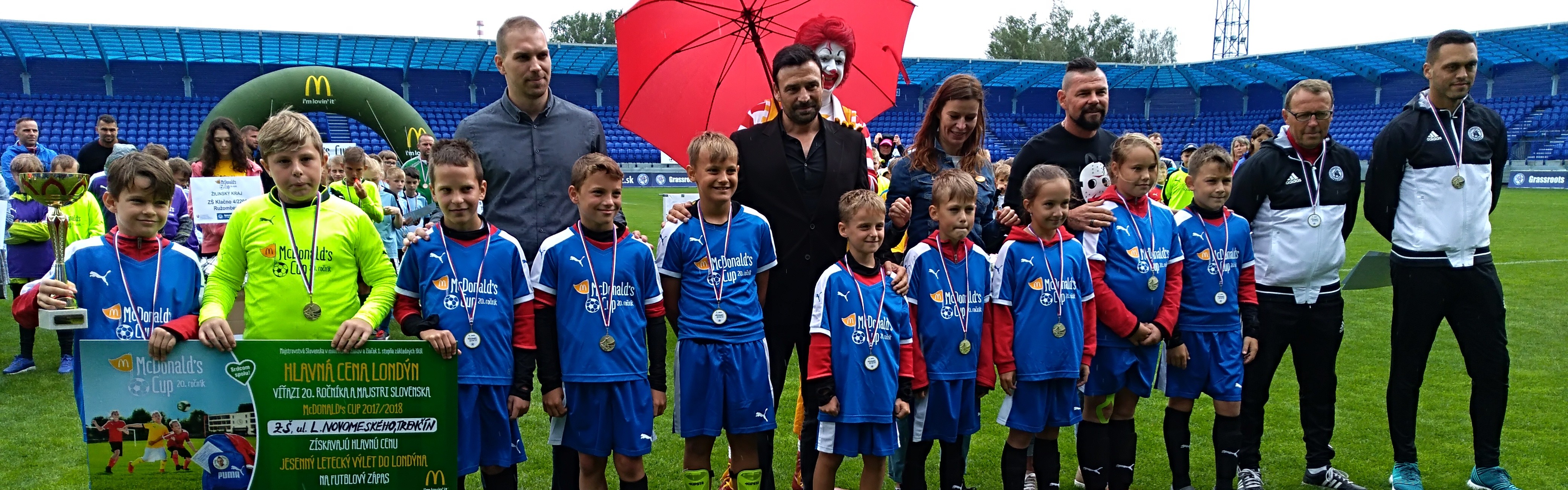 GRASSROOTS: VÍŤAZMI 20. ROČNÍKA McDONALD'S CUPU SA STALI ŽIACI Z TRENČÍNA