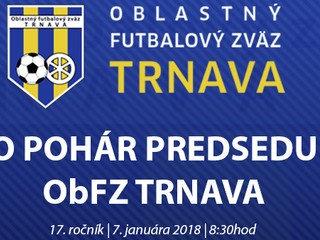 Turnaj O pohár predsedu ObFZ Trnava pozná svojich účastníkov