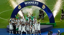 Real Madrid - víťaz Ligy majstrov 2021/2022.