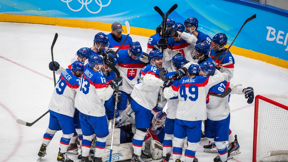 Slovensko - USA: Slovenskí hokejisti vyhrali štvrťfinále na ZOH 2022 v Pekingu (výsledok). Predstavia sa v semifinále a zabojujú o medaily.