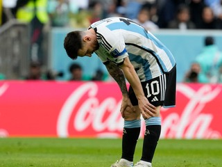 Lionel Messi po zápase Argentína - Saudská Arábia na MS vo futbale 2022.