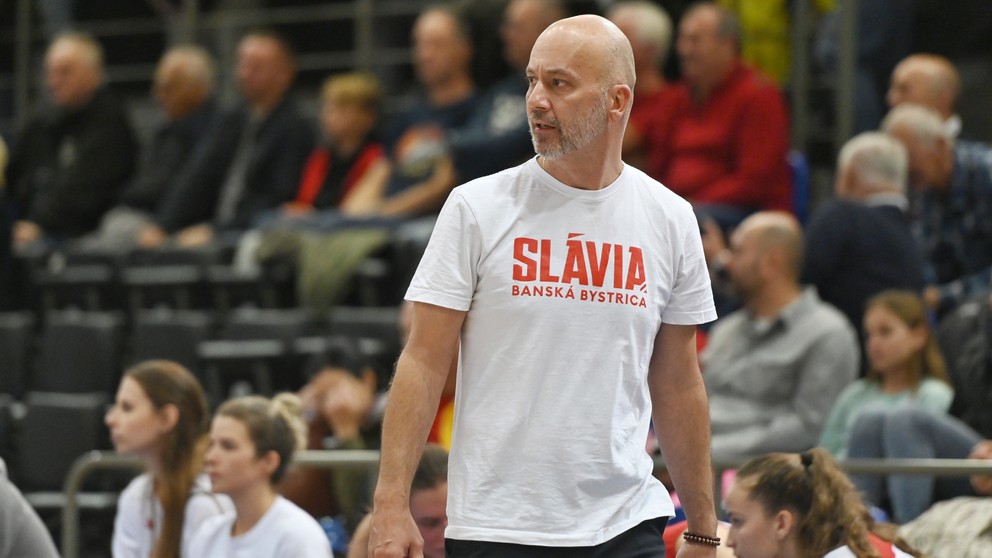 Miloslav Michalík, tréner Slávie Banská Bystrica.