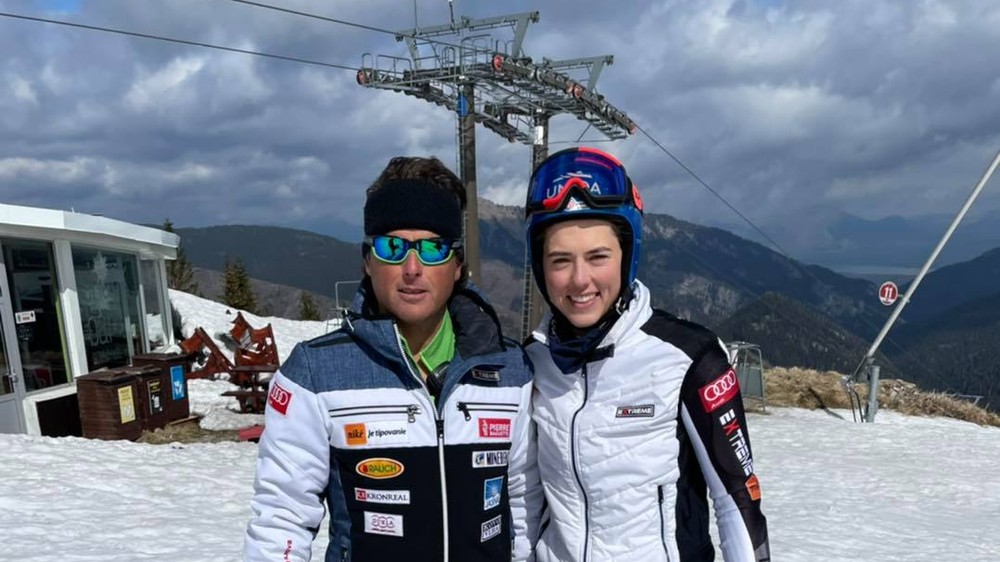 What does Pini admire on Vlhová?  Her behavior just before the start, she claims
