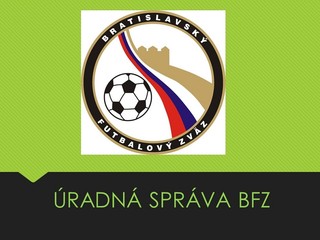 ÚRADNÁ SPRÁVA Č.34 ZO DŇA 08.03.2019